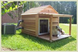 dog house with ac